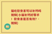 猫吃软骨素可以补钙吗视频(小猫补钙好帮手！软骨素是否有效？-视频)