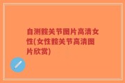 自测髋关节图片高清女性(女性髋关节高清图片欣赏)