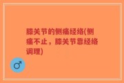 膝关节的侧痛经络(侧痛不止，膝关节靠经络调理)