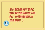 怎么刺激髋关节肌肉(如何有效激活髋关节肌肉？50种髋部锻炼方法全掌握！)