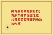 共青素葡萄糖胺野口(青少年关节保健之选，共青素葡萄糖胺的功效与作用)