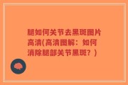 腿如何关节去黑斑图片高清(高清图解：如何消除腿部关节黑斑？)