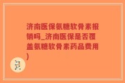 济南医保氨糖软骨素报销吗_济南医保是否覆盖氨糖软骨素药品费用)