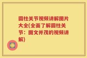 圆柱关节视频讲解图片大全(全面了解圆柱关节：图文并茂的视频讲解)