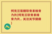 柯克兰氨糖软骨素维骨力片(柯克兰软骨素维骨力片，关注关节健康)