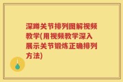 深蹲关节排列图解视频教学(用视频教学深入展示关节锻炼正确排列方法)
