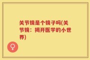 关节镜是个镜子吗(关节镜：揭开医学的小世界)
