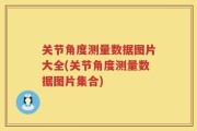 关节角度测量数据图片大全(关节角度测量数据图片集合)