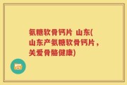 氨糖软骨钙片 山东(山东产氨糖软骨钙片，关爱骨骼健康)