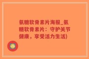氨糖软骨素片海报_氨糖软骨素片：守护关节健康，享受活力生活)