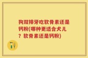 狗双排牙吃软骨素还是钙粉(哪种更适合犬儿？软骨素还是钙粉)