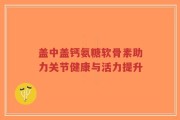 盖中盖钙氨糖软骨素助力关节健康与活力提升