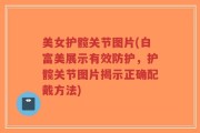 美女护髋关节图片(白富美展示有效防护，护髋关节图片揭示正确配戴方法)