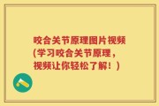 咬合关节原理图片视频(学习咬合关节原理，视频让你轻松了解！)
