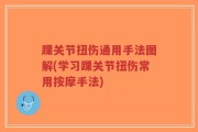 踝关节扭伤通用手法图解(学习踝关节扭伤常用按摩手法)