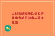 大树氨糖硫酸软骨素钙片助力关节健康与灵活生活
