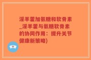 淫羊藿加氨糖和软骨素_淫羊藿与氨糖软骨素的协同作用：提升关节健康新策略)