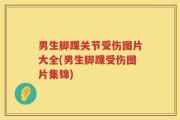 男生脚踝关节受伤图片大全(男生脚踝受伤图片集锦)