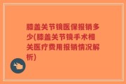 膝盖关节镜医保报销多少(膝盖关节镜手术相关医疗费用报销情况解析)
