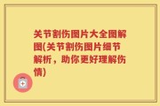 关节割伤图片大全图解图(关节割伤图片细节解析，助你更好理解伤情)