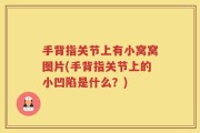 手背指关节上有小窝窝图片(手背指关节上的小凹陷是什么？)