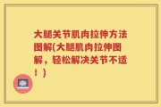 大腿关节肌肉拉伸方法图解(大腿肌肉拉伸图解，轻松解决关节不适！)