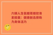 六顺人生氨糖葛根软骨素胶囊：健康新选择助力身体活力