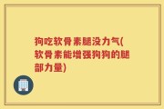 狗吃软骨素腿没力气(软骨素能增强狗狗的腿部力量)
