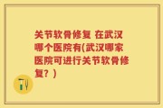 关节软骨修复 在武汉哪个医院有(武汉哪家医院可进行关节软骨修复？)