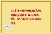 右肩关节拉伸运动方法图解(右肩关节拉伸图解，全方位练习舒展筋骨)