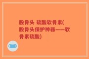股骨头 硫酸软骨素(股骨头保护神器——软骨素硫酸)