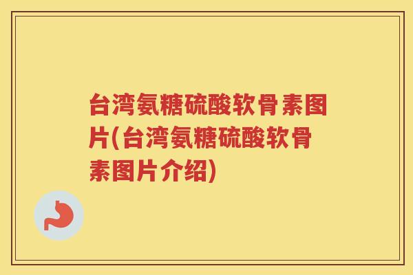 台湾氨糖硫酸软骨素图片(台湾氨糖硫酸软骨素图片介绍)