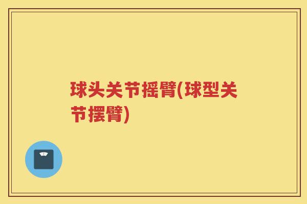 球头关节摇臂(球型关节摆臂) 球头关节摇臂(球型关节摆臂)
