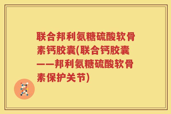 联合邦利氨糖硫酸软骨素钙胶囊(联合钙胶囊——邦利氨糖硫酸软骨素保护关节) 联合邦利氨糖硫酸软骨素钙胶囊(联合钙胶囊——邦利氨糖硫酸软骨素保护关节)