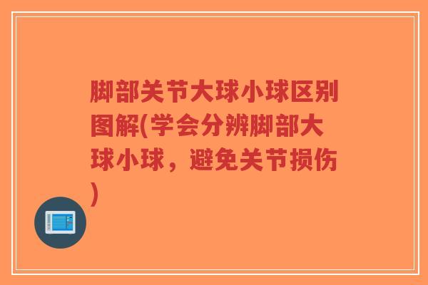 脚部关节大球小球区别图解(学会分辨脚部大球小球,避免关节损伤) 脚部关节大球小球区别图解(学会分辨脚部大球小球,避免关节损伤)