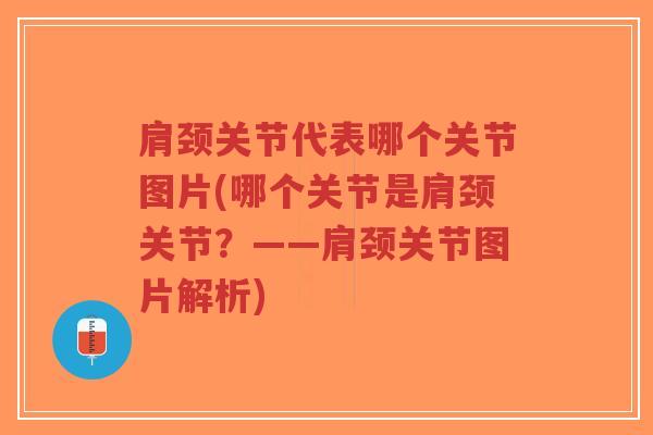 肩颈关节代表哪个关节图片(哪个关节是肩颈关节?——肩颈关节图片解析) 肩颈关节代表哪个关节图片(哪个关节是肩颈关节?——肩颈关节图片解析)