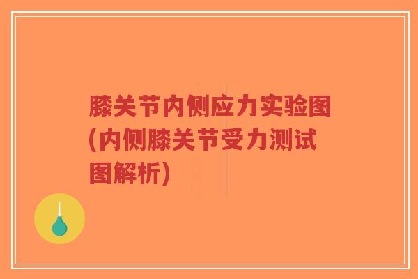 膝关节内侧应力实验图(内侧膝关节受力测试图解析)