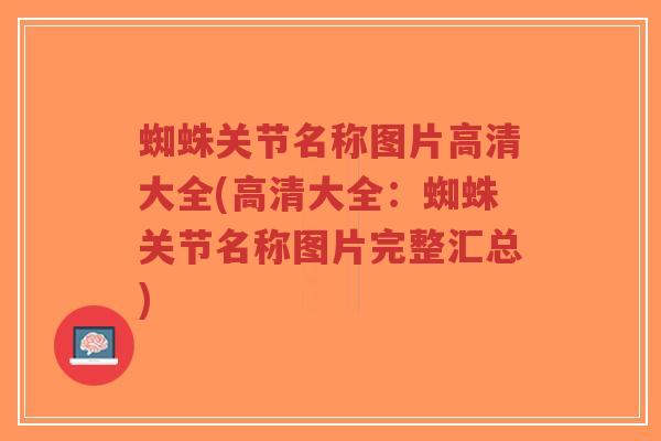 蜘蛛关节名称图片高清大全(高清大全：蜘蛛关节名称图片完整汇总)