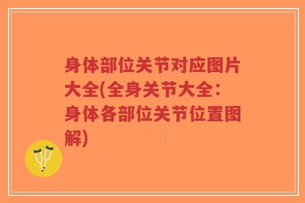 身体部位关节对应图片大全(全身关节大全:身体各部位关节位置图解) 身体部位关节对应图片大全(全身关节大全:身体各部位关节位置图解)