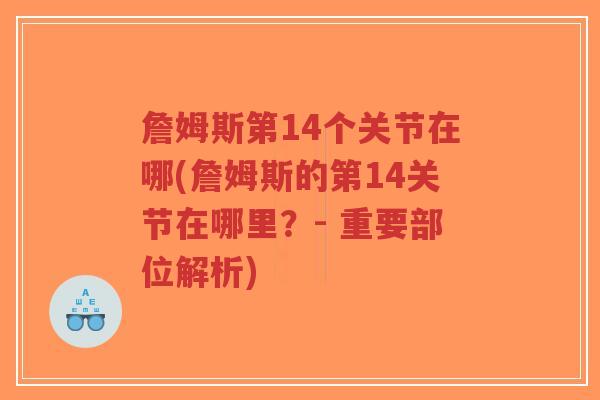 詹姆斯第14个关节在哪(詹姆斯的第14关节在哪里？- 重要部位解析)