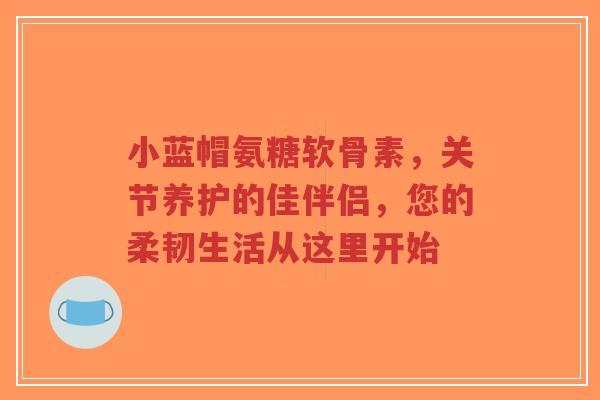 小蓝帽氨糖软骨素，关节养护的佳伴侣，您的柔韧生活从这里开始